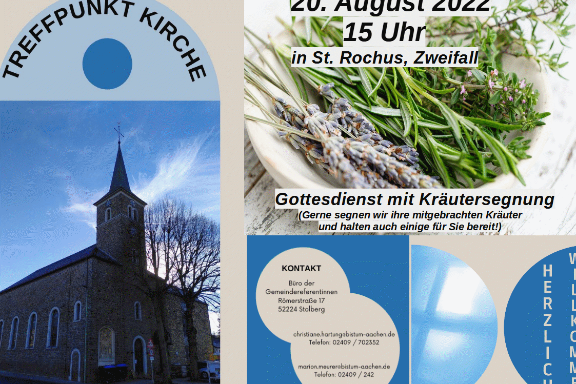 Plakat Kräutersegnung2022